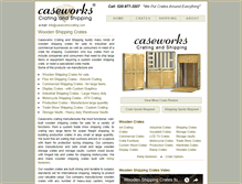 Tablet Screenshot of caseworkscrating.com